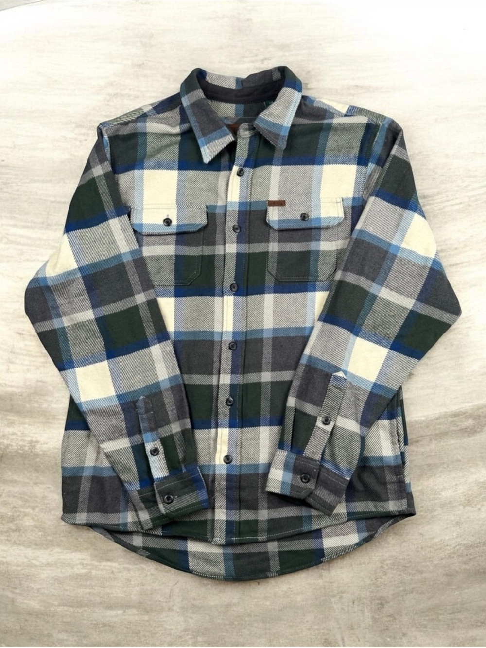 Orvis Men’s Flannel Shirt Jacket Size L